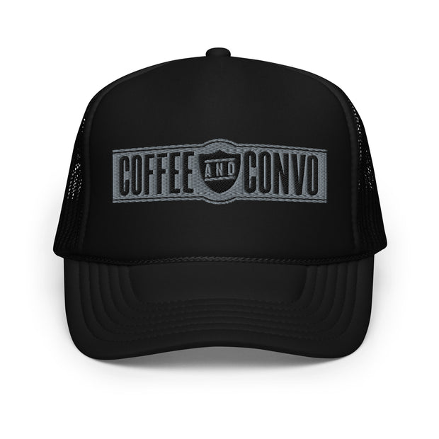 OLV Coffee & Convo Foam trucker hat